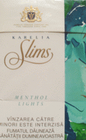 Karelia Slims Lights Menthol Cigarettes