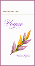 Vogue Super Slims Lilas 100s (Ultra Lights) Cigarettes