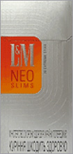 L&M Slims Tune/NEO 100's Cigarette Pack