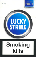 Lucky Strike Lights (Blue) Cigarette Pack