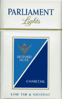 Parliament Lights (Aqua Blue) Cigarette Pack