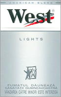 West Stream Tec Lights (Silver) Cigarette Pack