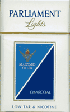 Parliament Lights Cigarettes pack