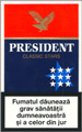 President Classic Stars Cigarettes pack