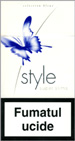 Style Super Slims Bleue Cigarettes pack