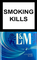 L&M Lounge Blue Cigarette Pack