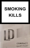 LD Compact Silver Cigarette Pack