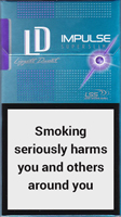 LD Impulse Super Slims Purple Cigarette Pack