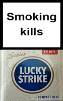 Lucky Strike Compact Blue Cigarette Pack