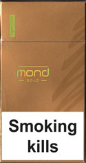 Mond Super Slim Gold Cigarette Pack