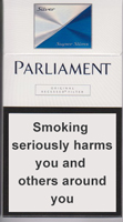 Parliament Super Slims Silver Cigarette Pack