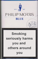 Philip Morris Blue Cigarette Pack