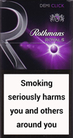 Rothmans Royals Demi Click Purple Cigarette Pack