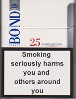 Bond Street Silver Selection 25 Cigarette Pack