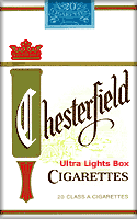 Chesterfield Bronze (Ultra Lights) Cigarette Pack