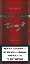 Davidoff Slims Classic 100`s Cigarette Pack