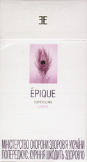 Epique Super Slims Lights 100's Cigarette Pack