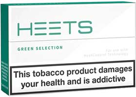 IQOS HEETS Green Cigarette Pack