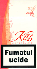 Kiss Super Slims Energy 100's Cigarette Pack