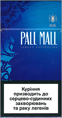Pall Mall Super Slims Blue (Lights) 100`s Cigarette Pack