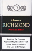 Richmond Platinum Filter Cigarette Pack