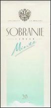 Sobranie Slims Mints 100's Cigarette Pack