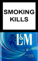 L&M Lounge Blue Cigarettes pack