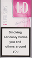 LD Super Slims Pink Cigarettes pack