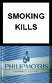 Philip Morris Compact Silver Cigarettes pack