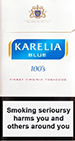 Karelia Blue 100s Cigarettes pack