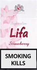 Lifa Super Slims Strawberry Cigarettes pack