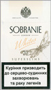 Sobranie Super Slims Whites 100's Cigarettes pack