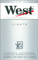 West Stream Tec Lights (Silver) Cigarettes pack