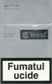 West Fusion Silver Cigarettes pack